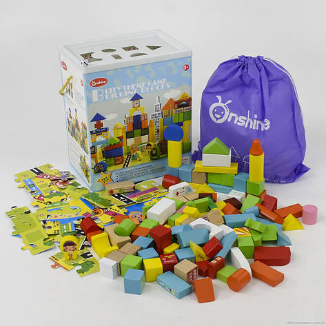 Дерев'яний конструктор Onshine, фото 1