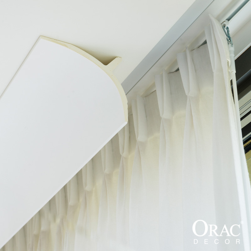 C991 профіль для штор, карнизи для прихованого освітлення Orac Decor 200 x 11 x 14 cm
