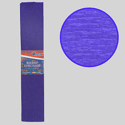 Папір креповая 100% темно-фіолетова 50*200 см, 20г/м2