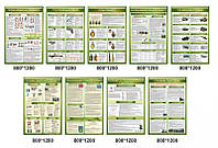 Композиция стендов для школы "Кабинет начальной военной подготовки"