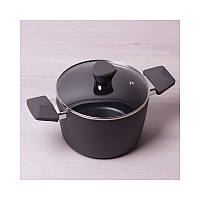 Алюмінієва каструля з кришкою 20 см з антипригарним покриттям Xilan plus Kamille