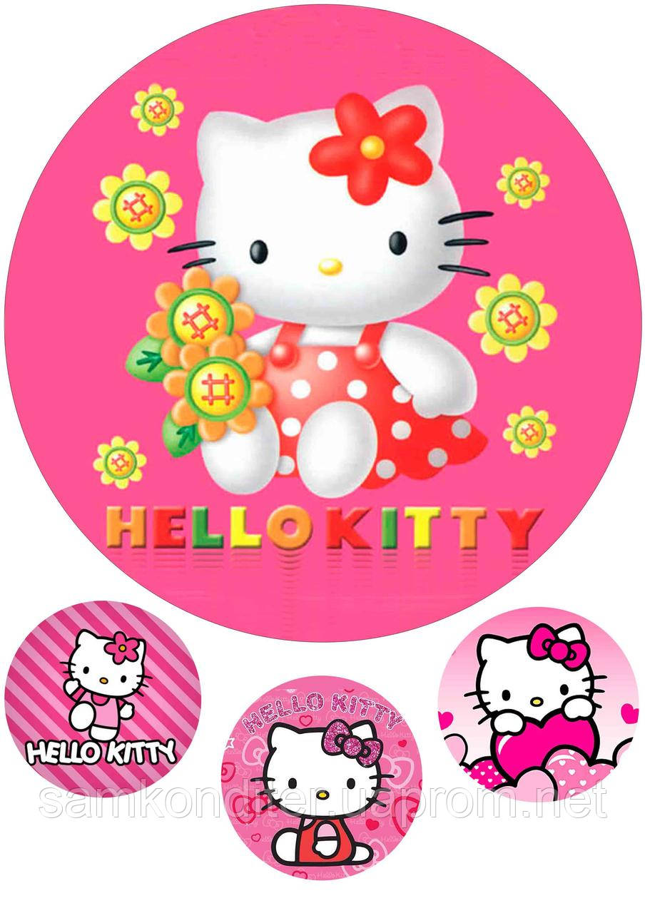 Картинка вафельна А4 "Hello Kitty"