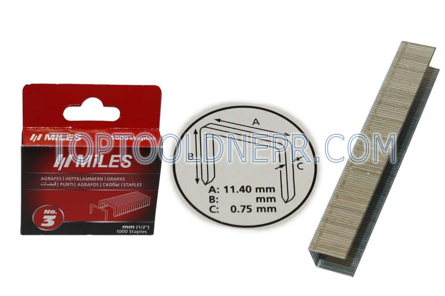 Скоби для степлеров №3 (6 мм), фото 1