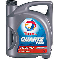 Автомобільна моторна олива TOTAL QUARTZ 7000 DIESEL 10W40 5 л
