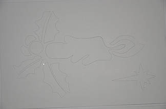 Набір новорічних трафаретів, 8 аркушів, А3-А4-А5, фото 4