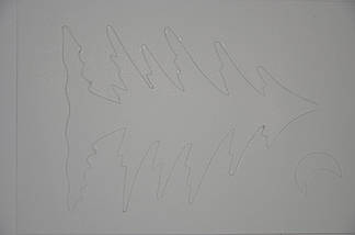 Набір новорічних трафаретів, 8 аркушів, А3-А4-А5, фото 5