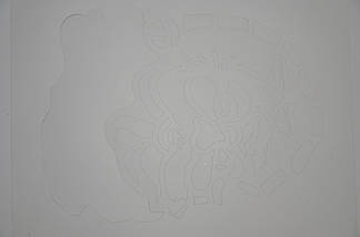 Набір новорічних трафаретів, 8 аркушів, А3-А4-А5, фото 2