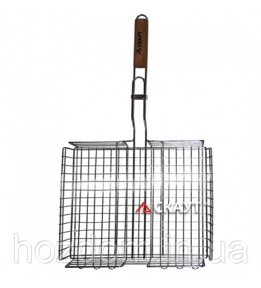 Решітка-гриль глибока 38*28*6 см, фото 1