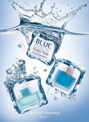 Antonio Banderas Blue Cool Seduction туалетна вода 100 ml. (Блю Кул Седакшн Фо Мен), фото 1