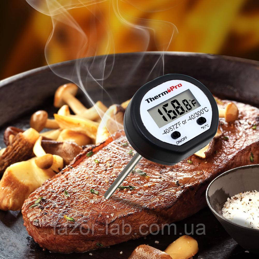 Термометр для мяса ThermoPro TP-01S (от -40 до 300 ºC) со щупом из нержавеющей стали - фото 2 - id-p616263550