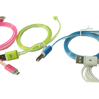 Кабель USB to micro USB (з підсвіткою по всій довжині, 1 м)