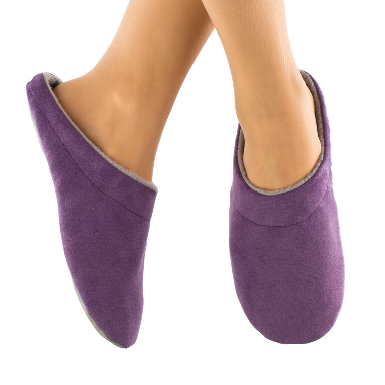 Хатні капці шльопанці фіолетові багіра, фото 1