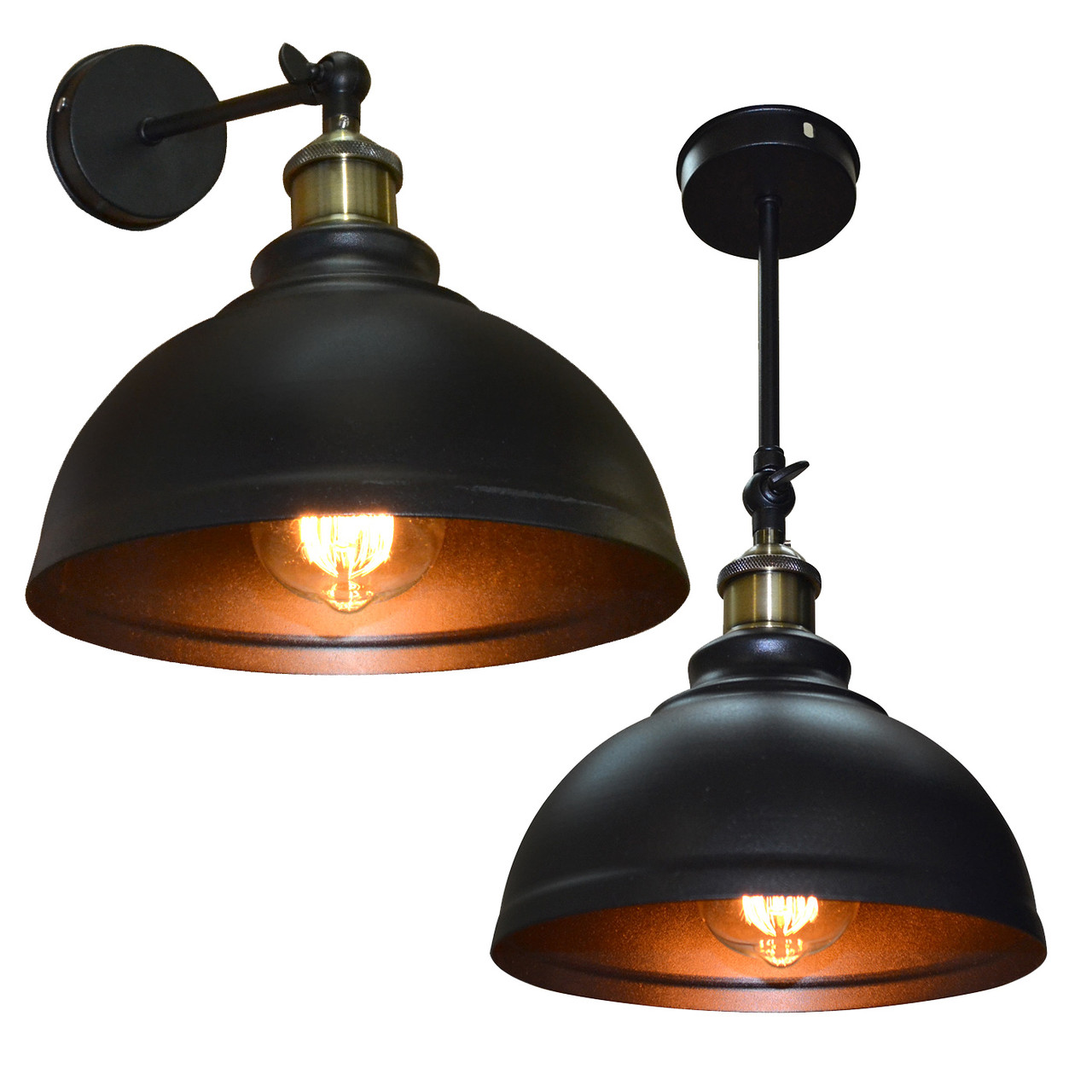 Настінний світильник 100lamp loft E27 LS 1080-205-1L