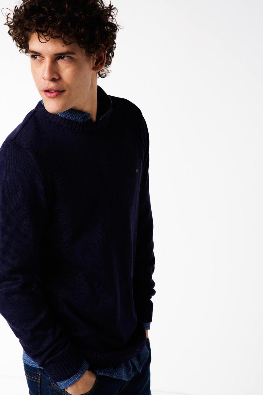 Синій чоловічий светр De Facto/Де Факто