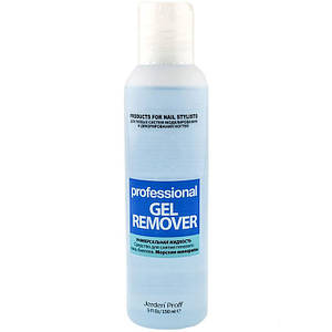 Рідина для зняття гель лаку Jerden Proff GEL REMOVER, МОРСЬКІ МІНЕРАЛИ 150 мл