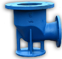 Підставка пожежна непрохідна чавунна ППФ Ду100