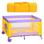 Манеж Бегемотик жовтий Bambi (M 1548)