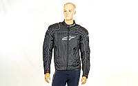 Мотокуртка текстильна із захистом Alpinestars (PL, PVC, L-2XL, чорний)