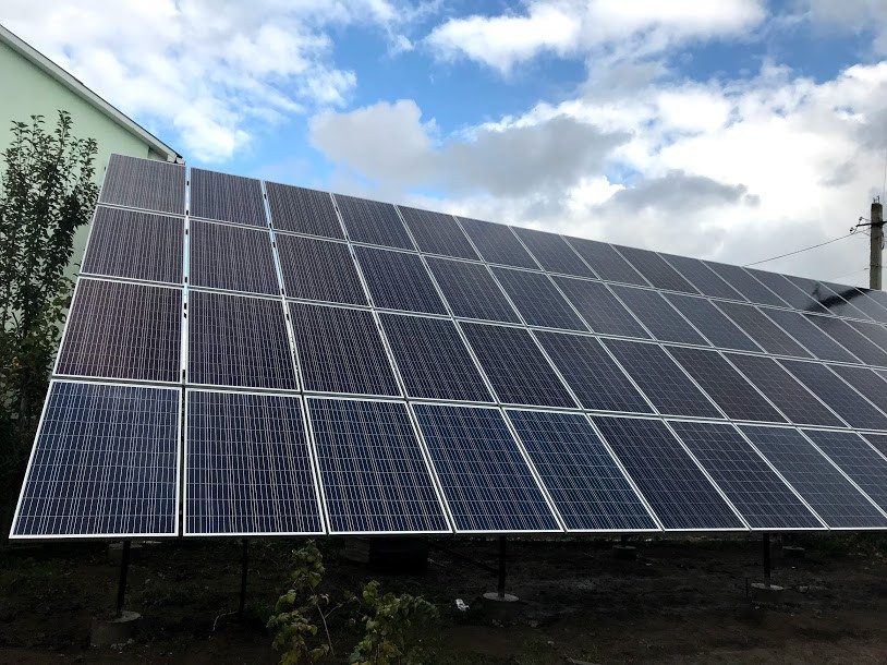 Мережева сонячна електростанція 30 кВт під "зелений тариф"