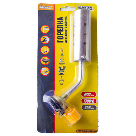 Пальник для газового балона Вега 210 мм Mastertool 44-5022, фото 3