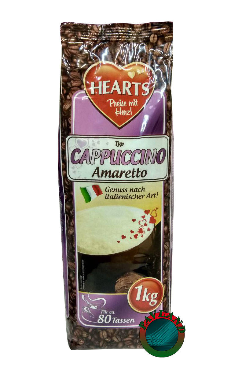 

Капучино Hearts Cappuccino Amaretto 1кг