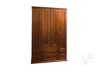 Шафа 4х-дверна з ящиками (1700/2300/550) Єлісєєвські Меблі