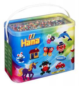 Намистини для термомозаїки 30 000 шт 10 кольорів діаметр 5мм Hama (208-00)