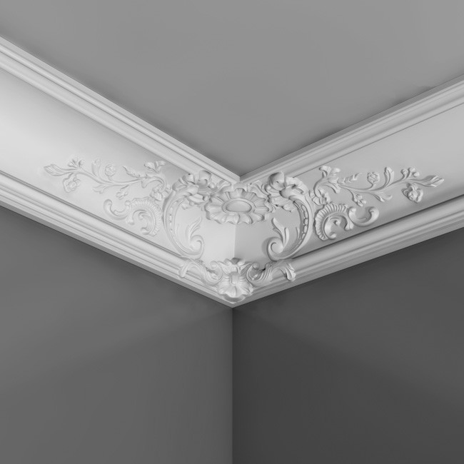 C338B карниз Orac Décor 200 x 6.4 x 13.5 cm , фото 1