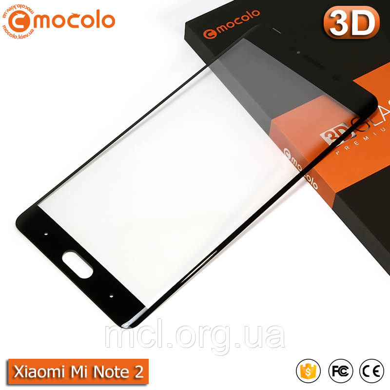 Захисне скло Mocolo Xiaomi Mi Note 2 3D (Black)