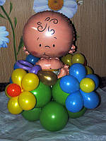 Композиція з кульок "Немовля хлопчик "