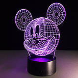 Ночники дитячі Настільна лампа Міккі Маус, фото 5