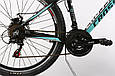 Гірський велосипед ARDIS CLEO 26" алюмінієвий з дисковими гальмами (Чорно-бірюзовий), фото 4