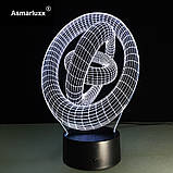 Нічники в спальню 3D світильники нічники Подарунки до нового року, фото 7