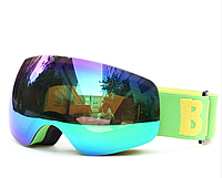 Горнолыжные / сноубордические очки (маска) Be Nice snow-4700 для детей и подростков от 4 до 14 лет