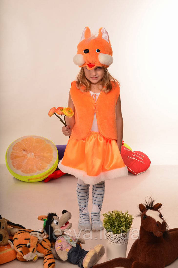 Детский карнавальный костюм для девочки Лисичка - фото 5 - id-p616600848
