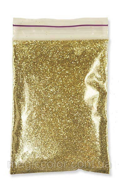 Глітер золото пакет 10 г (0,2 мм)