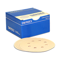 Наждачне коло на 8 отворів Smirdex. Діаметр 125 мм. Зерно 400