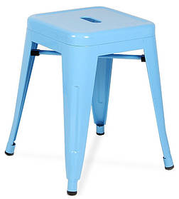 Стілець-табурет Tolix H 45 low stool AC-009 колір блакитний, лофт, дизайн Xavier Pauchard