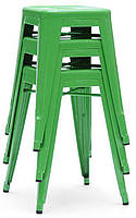 Стілець-табурет Tolix H 45 low stool AC-009 колір зелений, лофт, дизайн Xavier Pauchard, фото 2