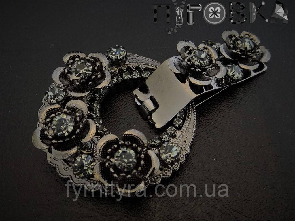 Кліпса шубна (шубний гачок) 030, black, фото 1