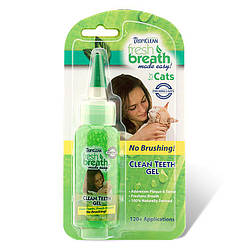 TROPICLEAN Clean Teeth Gel CAT  ГЕЛЬ ДЛЯ ЧИСТКИ ЗУБОВ У КОШЕК 59 мл