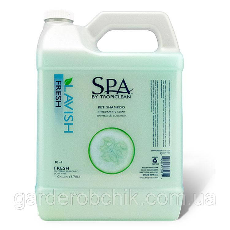 «TROPICLEAN SPA Fresh Pet Shampoo ШАМПУНЬ СПА «» СВІЖОК» 3,78 л