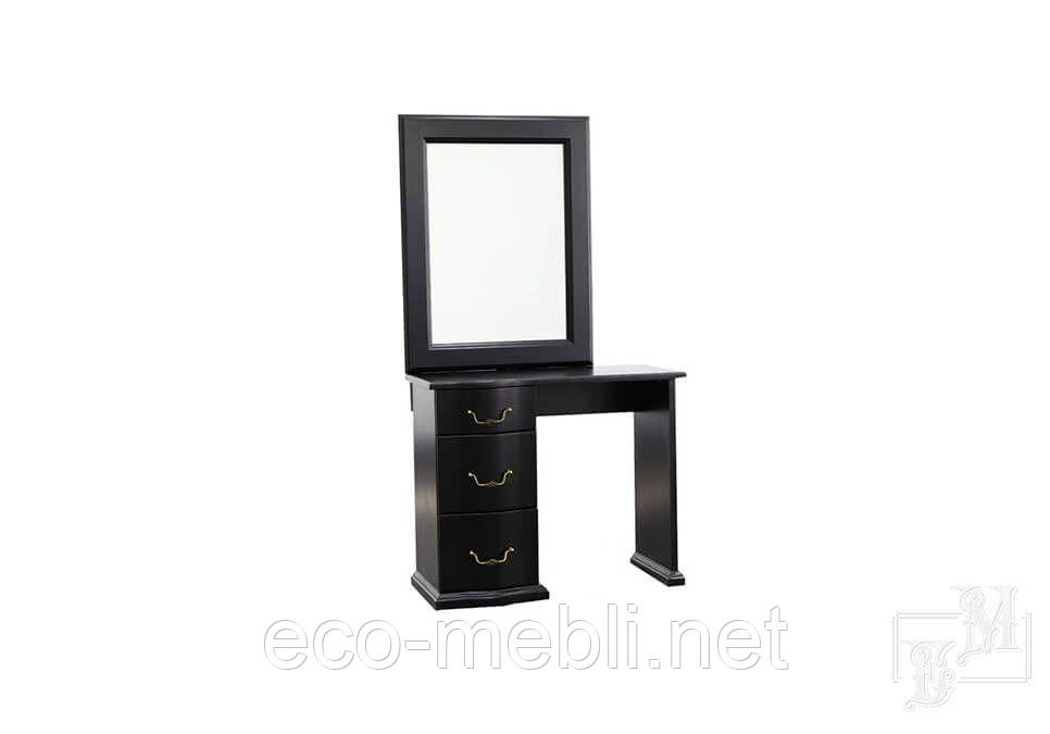 Туалетний столик Радіусний однотумбовий Єлісєєвські Меблі, фото 1
