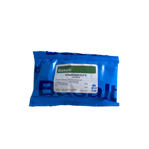 Альбендазол K (порошок з клозантелом) 1 кг (Базальт) протипаразитарний препарат для корів, овець та кіз