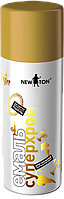 Фарба аерозольна суперхром золото 400 мл ТМ "New Ton"