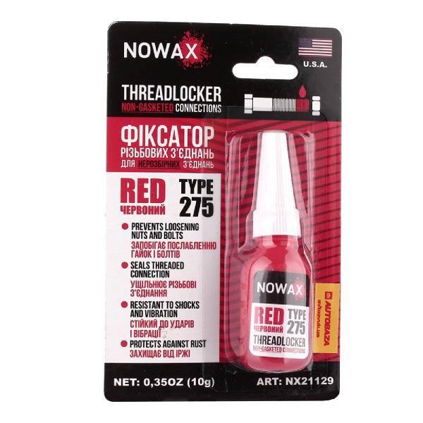 

Фиксатор резьбы для бытовой техники THREADLOCKER RED NX21129 10g NOWAX красный