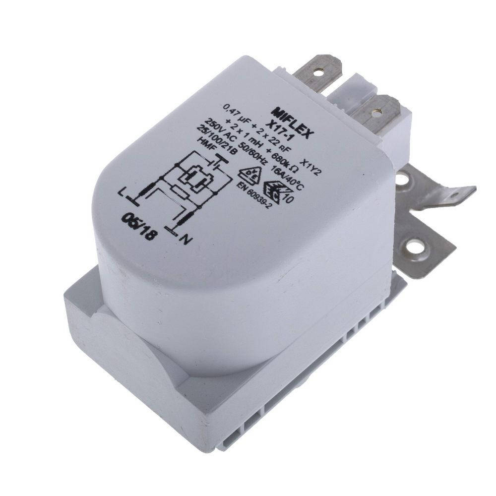 

Фильтр сетевой СМА X17-3 (разъем) 0,47mf Whirlpool, Ignis, Bauknecht