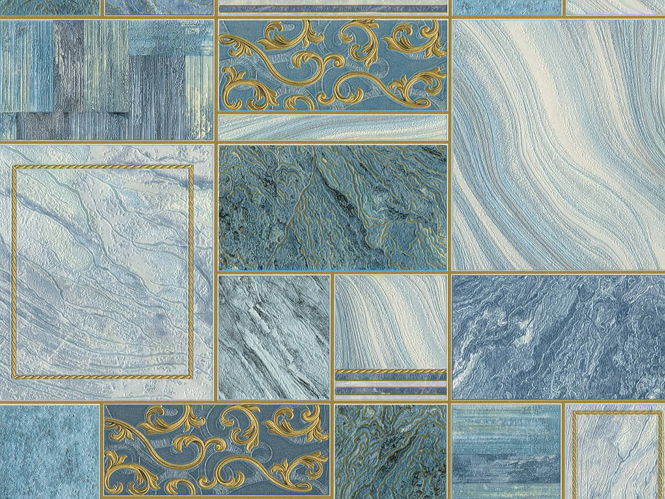 

Обои виниловые на бумажной основе Славянские обои 581403 Тахо 0,53х10,05м Голубой (4824033308126)