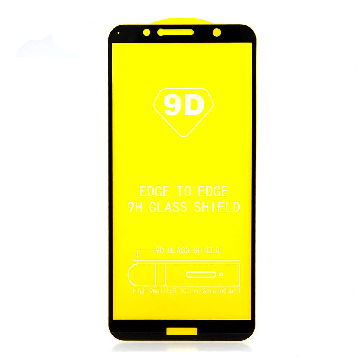 

Защитное стекло 9D для Huawei Y6 2018 / Y6 Prime 2018, Черный