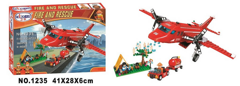 

Конструктор Winner Пожарная серия 388 дет. (1235)
